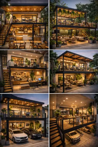 Mezannine Cafe Modern di Gedebage
